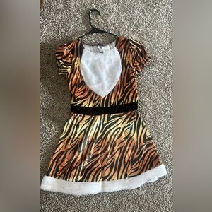 Wild Jungle Tiger Costume for Kids - Orange and Black
